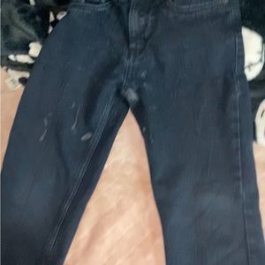 Boys black levi jean , no flaws just slight stains